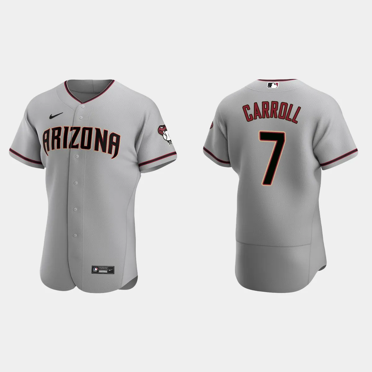 Corbin Carroll Arizona Diamondbacks Road Jersey - Gray