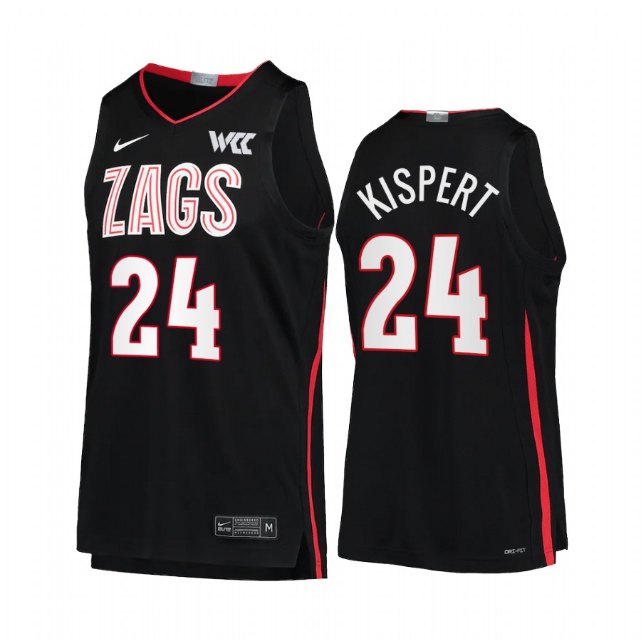 Corey Kispert Gonzaga Bulldogs Black Jersey College Wizards 2021 Draft