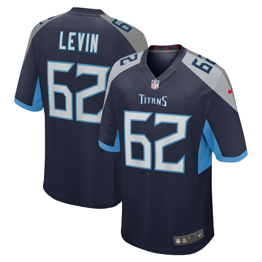 Corey Levin Tennessee Titans Stitched Jersey – Navy