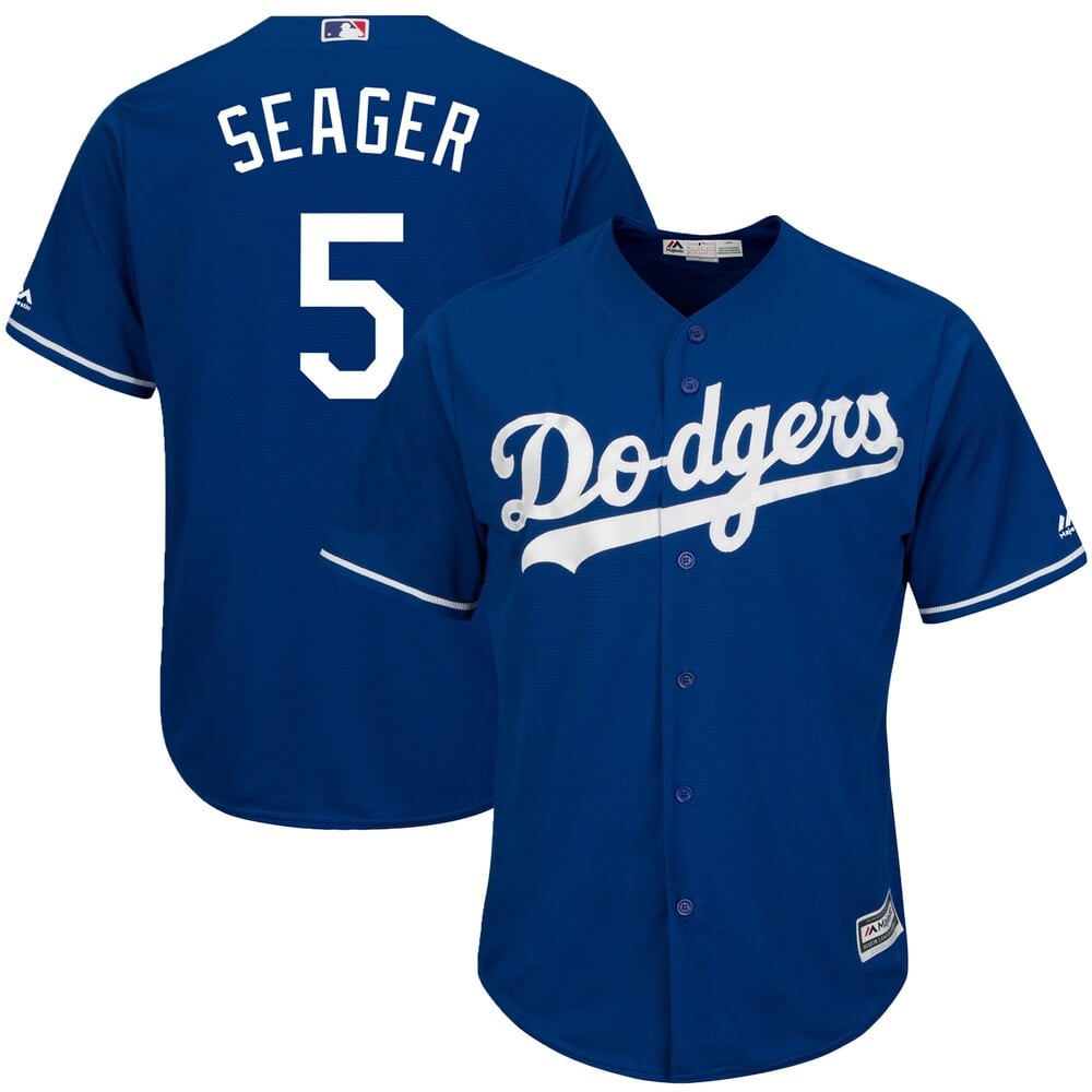 Corey Seager Los Angeles Dodgers Majestic Big And Tall Alternate Cool Base Player Stitched Jersey – Royal