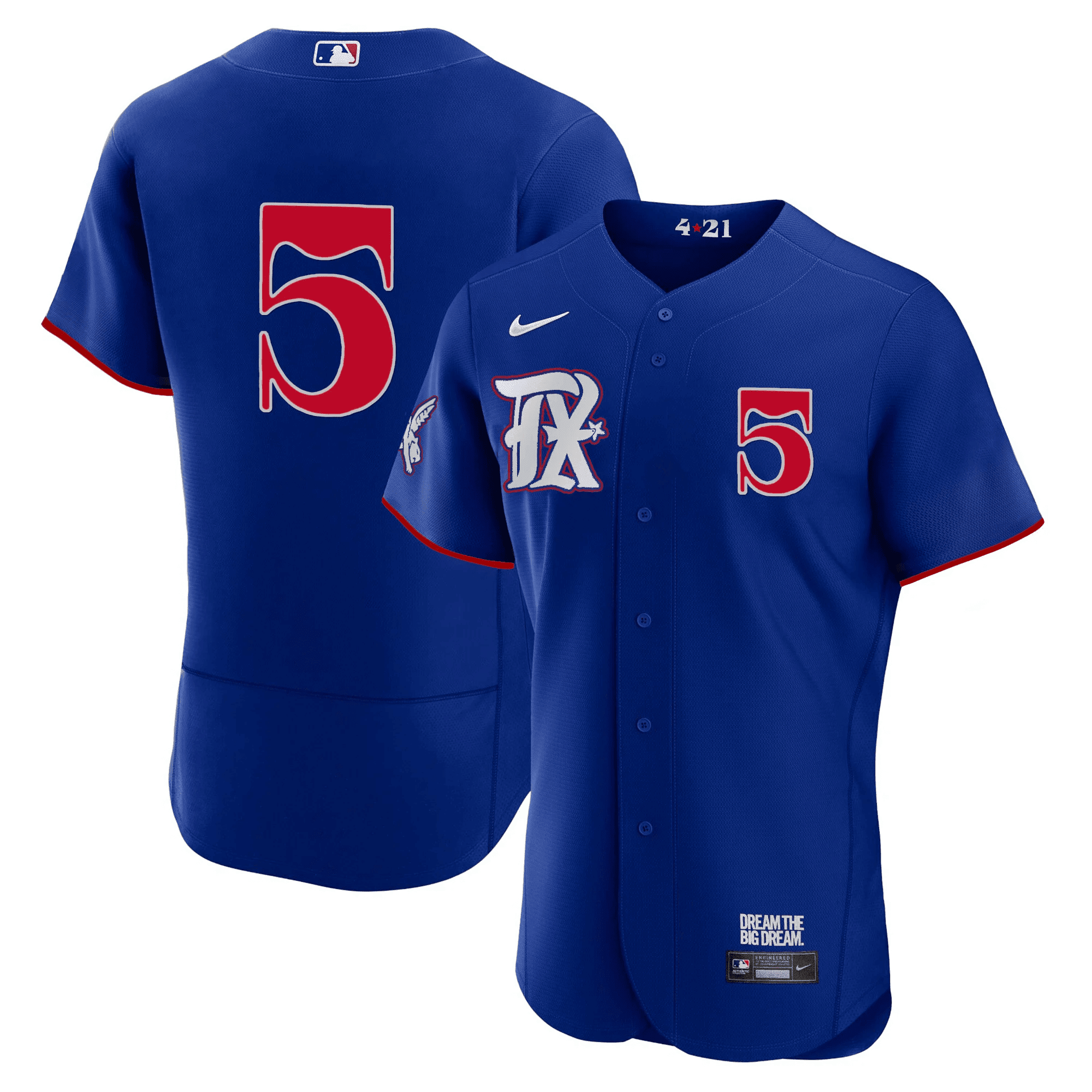 Corey Seager Men's Texas Rangers 2023 City Connect Collection Flex Royal Jersey - All Stitched