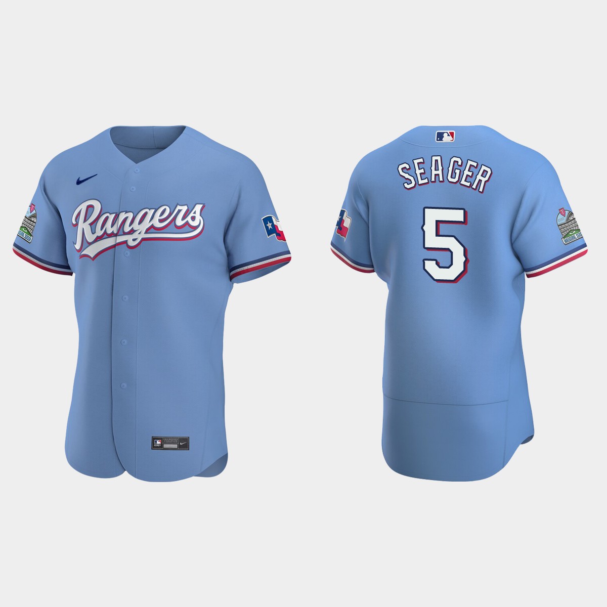Corey Seager Texas Rangers Alternate Jersey – Light Blue