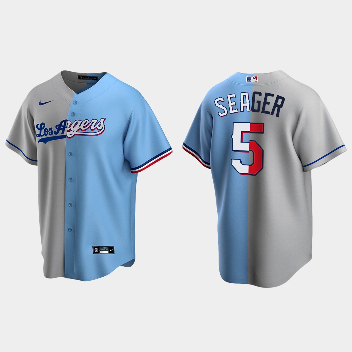 Corey Seager Texas Rangers Split Jersey – Two Tone
