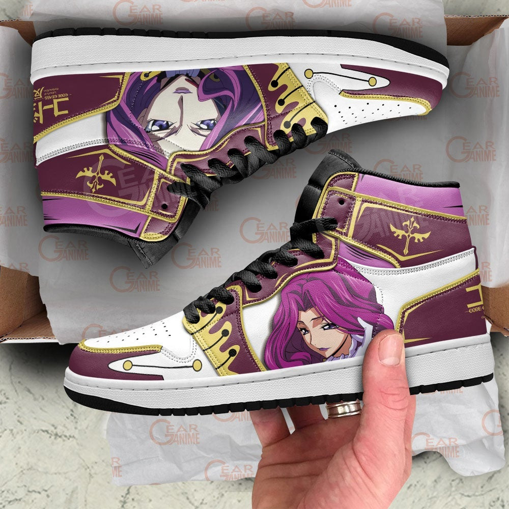 Cornelia li Britannia JD1s Sneakers Code Geass Anime Shoes, Air Jordan Hightop
