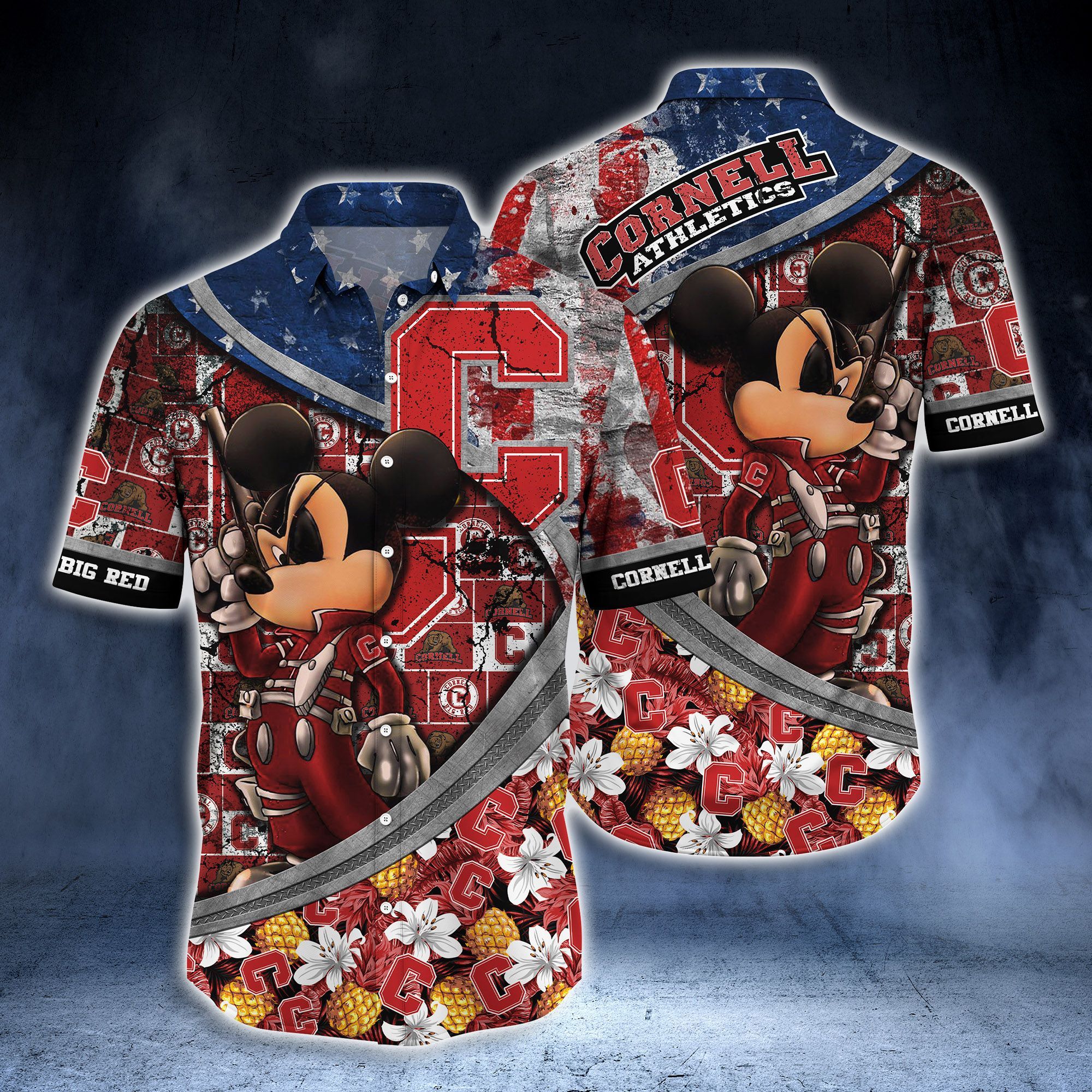 Cornell Big Red NCAA -Hawaii Shirt Style Hot Trending