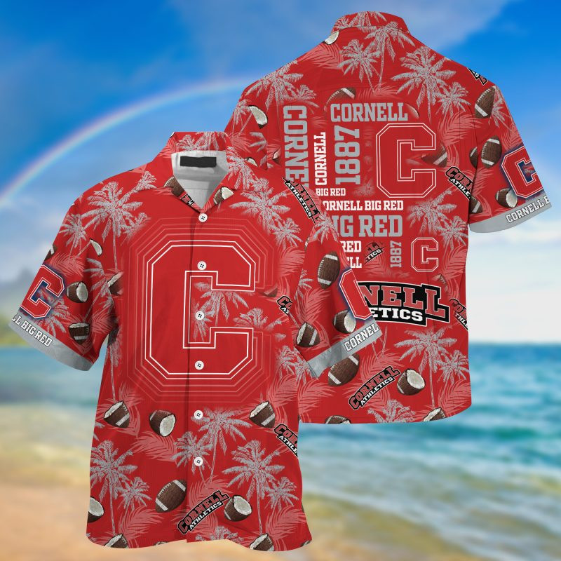Cornell Big Red NCAA Hawaiian Shirt
