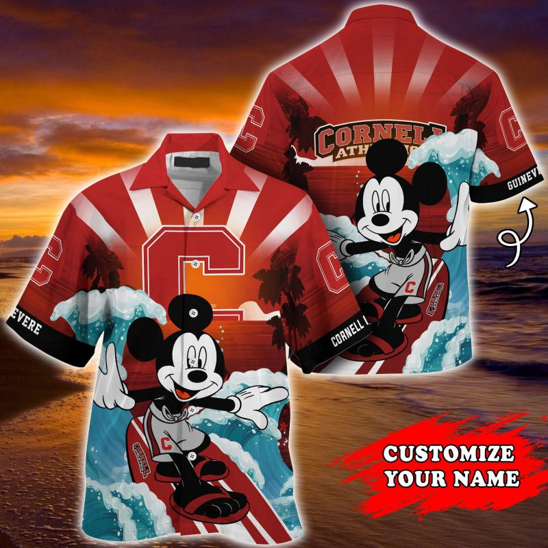 Cornell Big Red NCAA Summer Customized Hawaiian Shirt