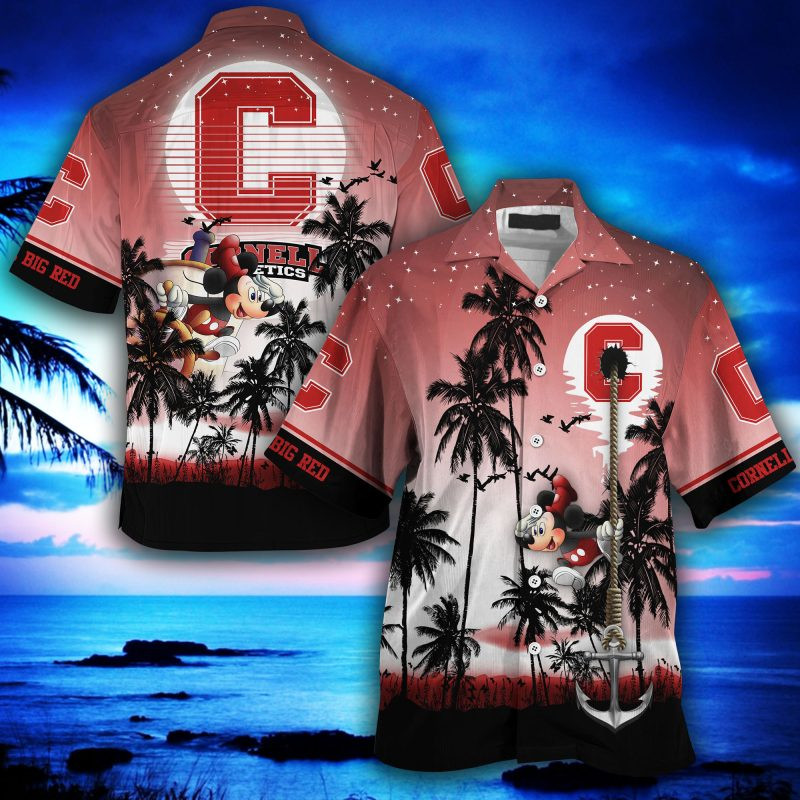 Cornell Big Red NCAA Summer Hawaiian Shirt