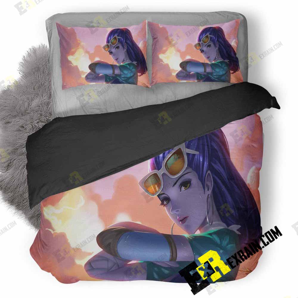 Cote Dazur Widowmaker Overwatch Artwork Rw 3D Customized Duvet Cover Bedding Set
