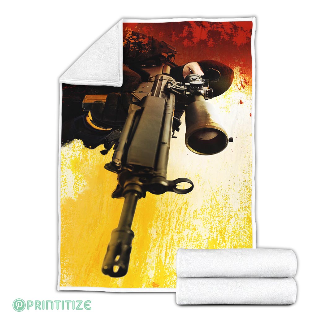 Counter Strike Fleece Blanket