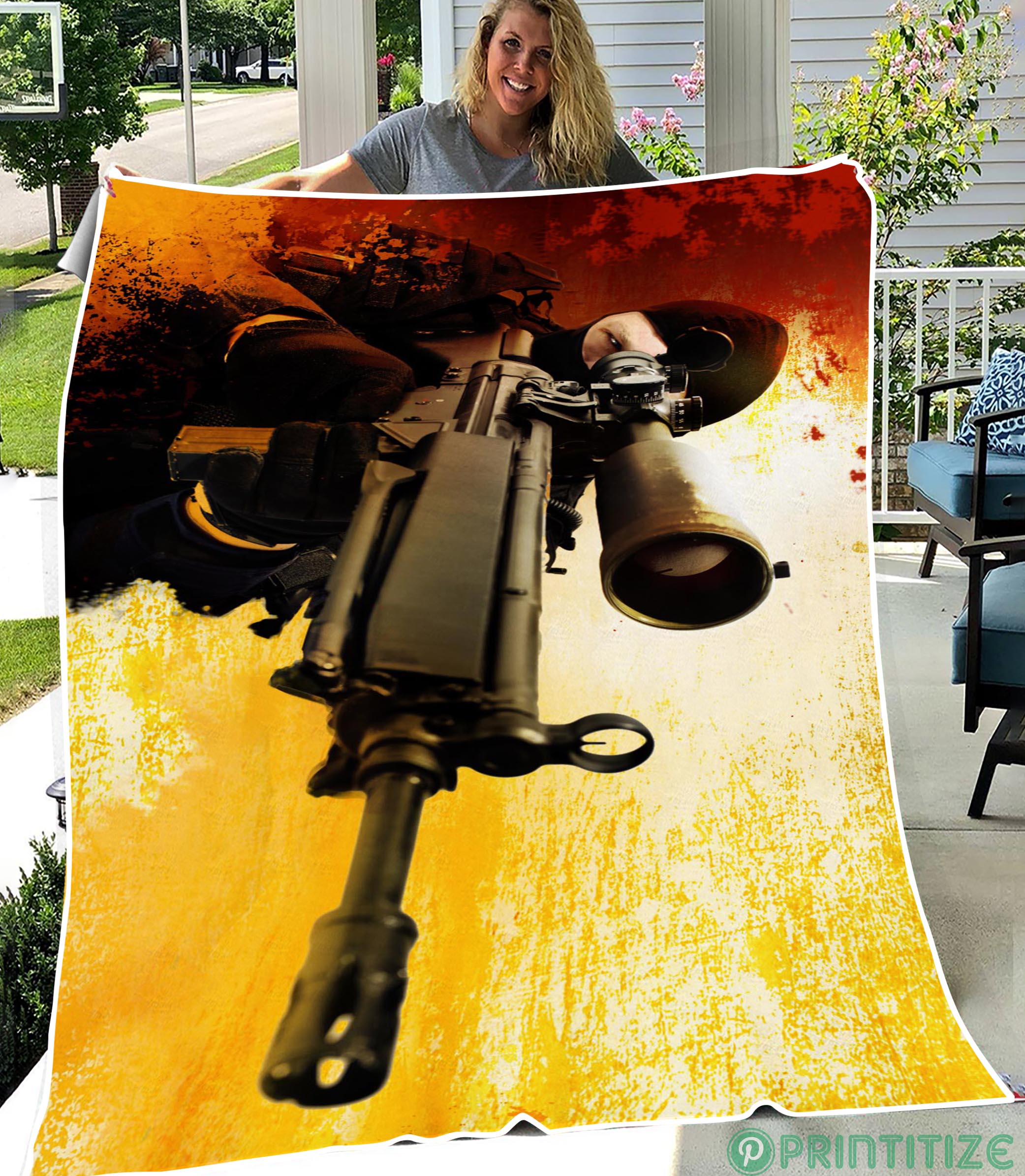 Counter Strike Fleece Blanket