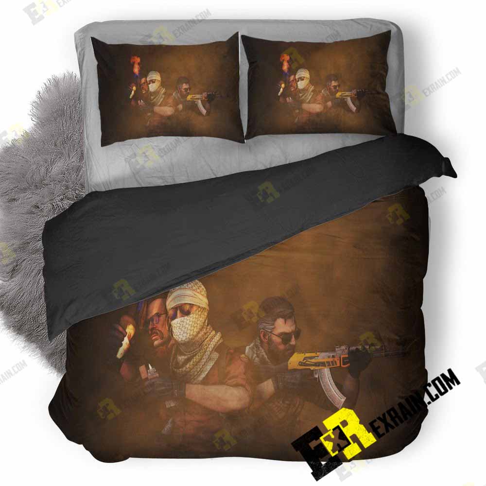 Counter Strike Game Art 6C 3D Customized Duvet Cover Bedding Set