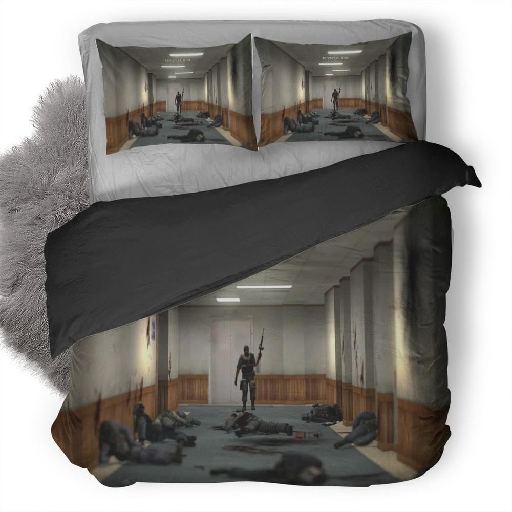 Counter Strike Global Offensive 18 3D Customized Duvet Cover Bedding Set