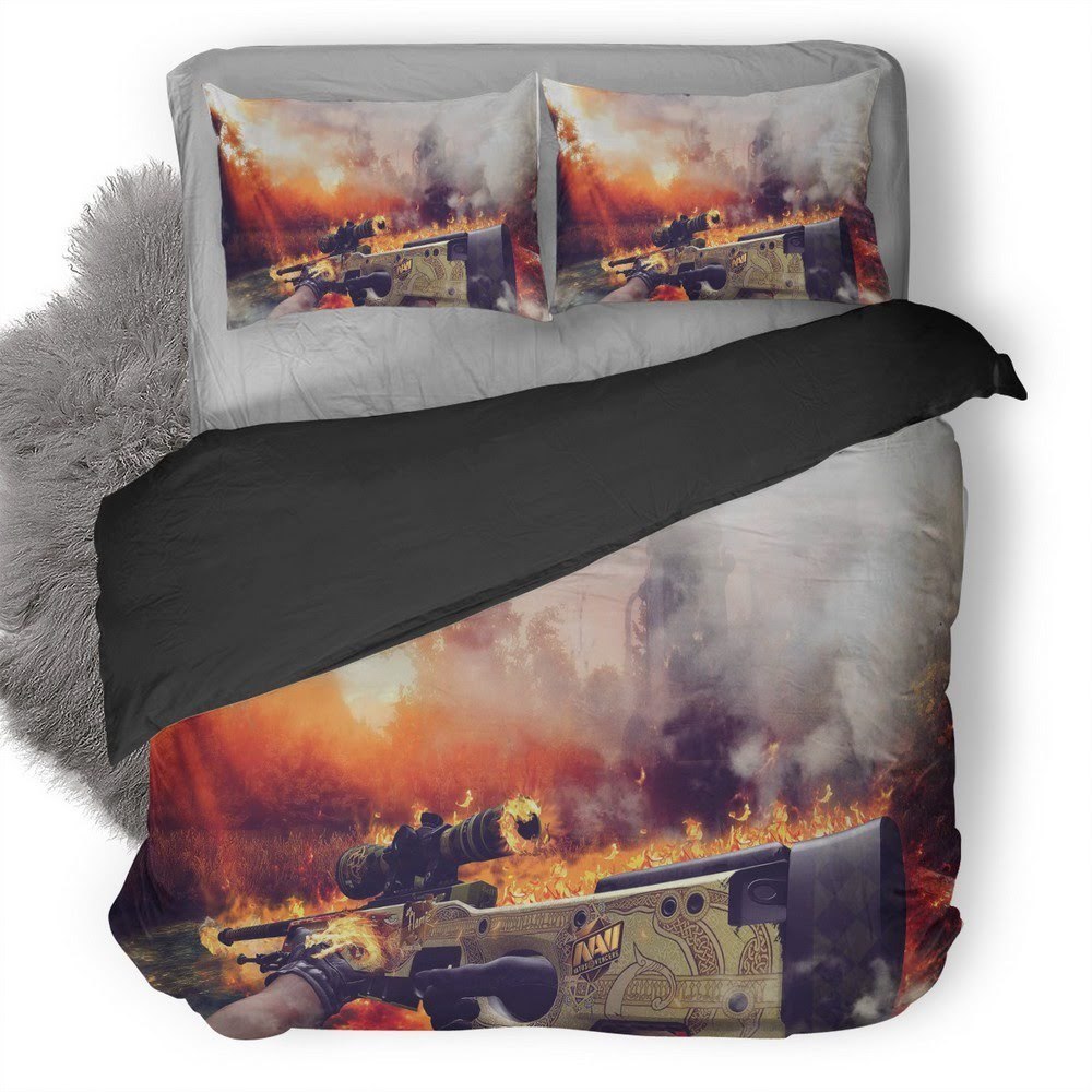 Counter Strike Global Offensive 3D Customized Duvet Cover Bedding Set
