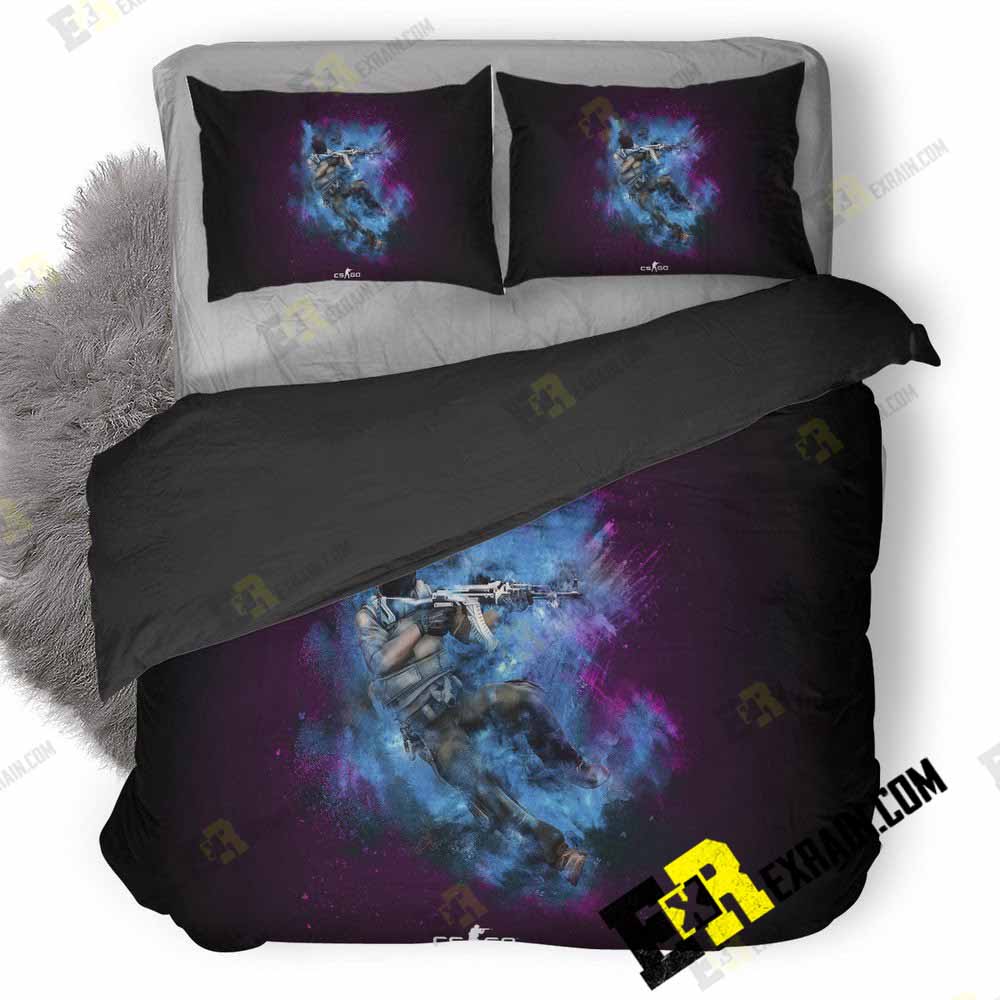Counter Strike Global Offensive Ti 3D Customized Duvet Cover Bedding Set