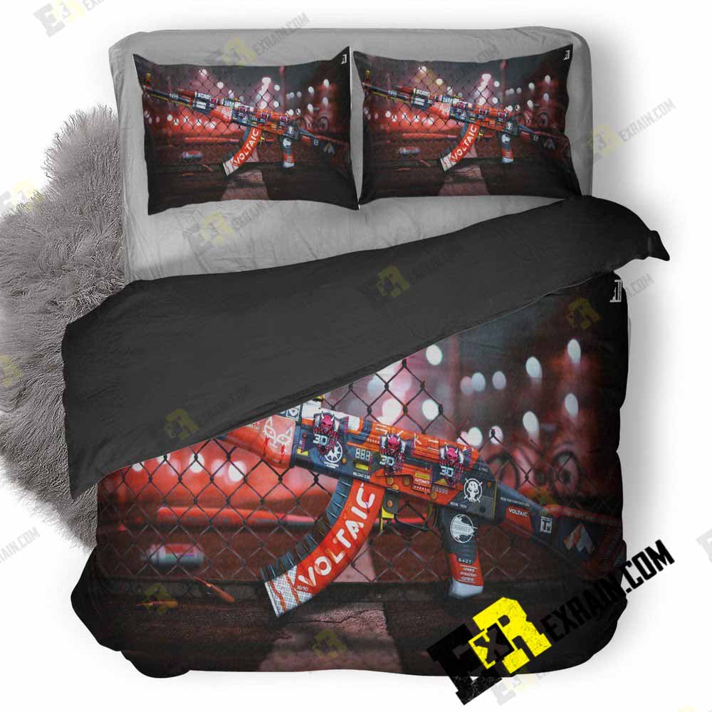 Counter Strike Global Offensive Video Game 3G 3D Customized Duvet Cover Bedding Set