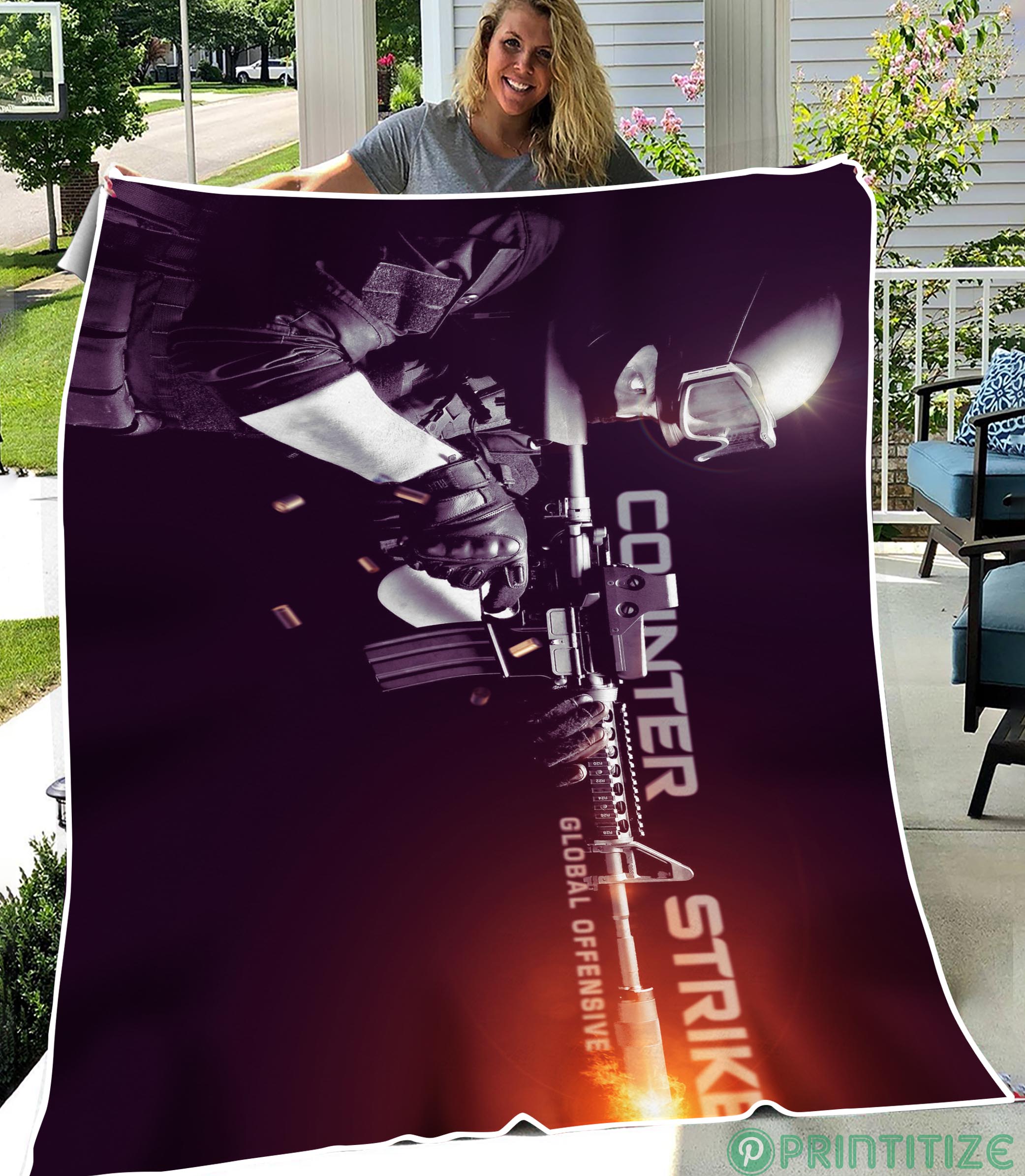 CounterStrike Global Offensive Fleece Blanket