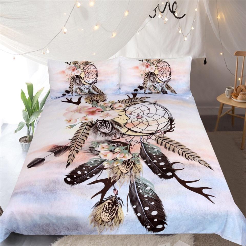 Country Feathered Dreams 3D Customized Duvet Cover Bedding Set