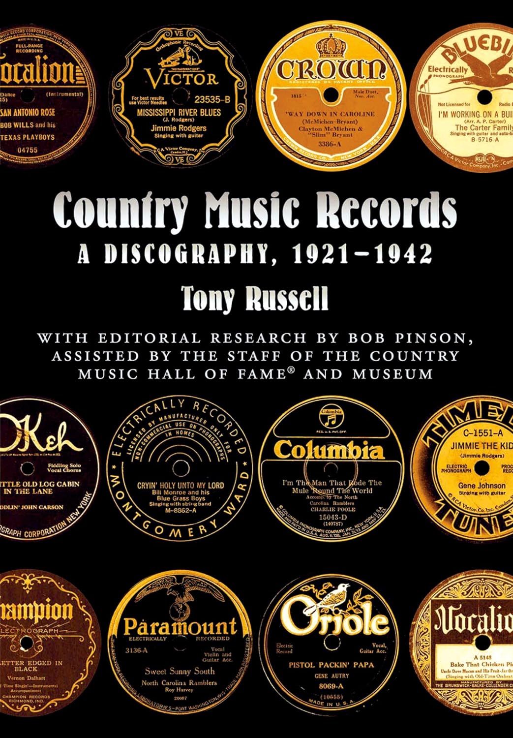Country Music Records: A Discography, 1921-1942 (PDF/EPUB Version)