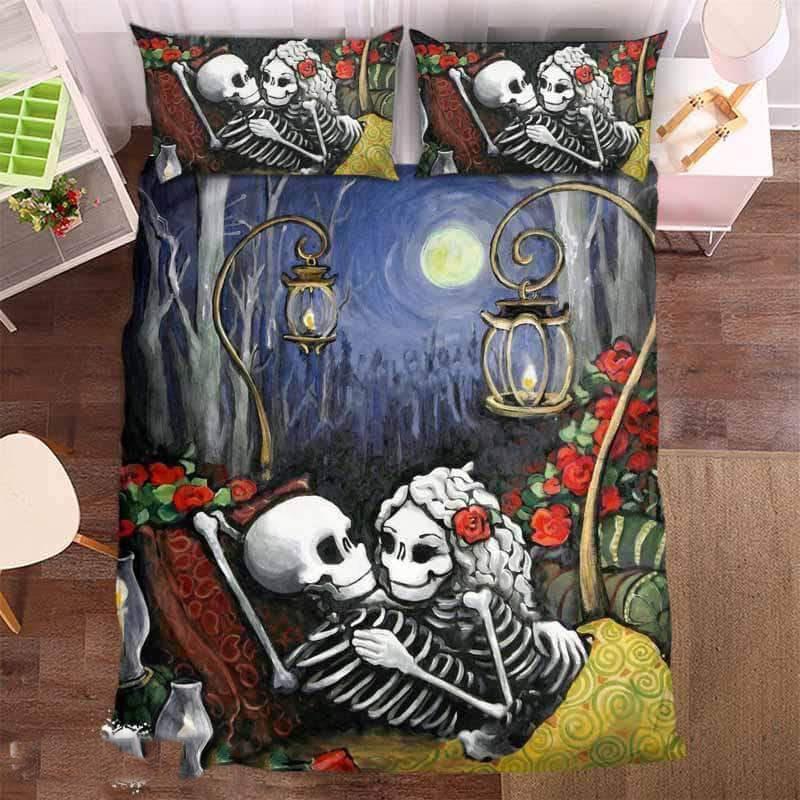 Couple Kull 3D Customized Duvet Cover Bedding Set