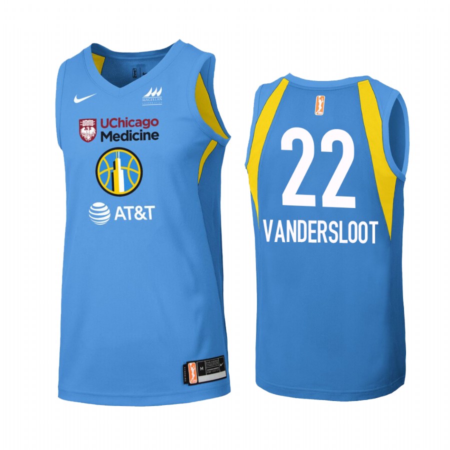 Courtney Vandersloot Chicago Sky WNBA Primary Women's Blue Jersey
