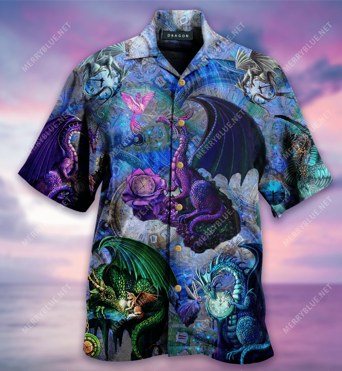 Cover Your Body With Amazing This Is The Time To Be A Dragon Unisex Hawaiian Shirt