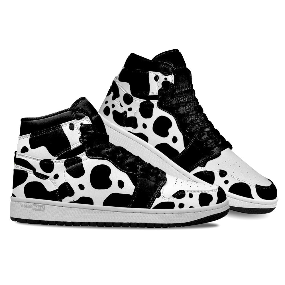 Cow Diary Skin J1 Sneakers, Air Jordan Hightop