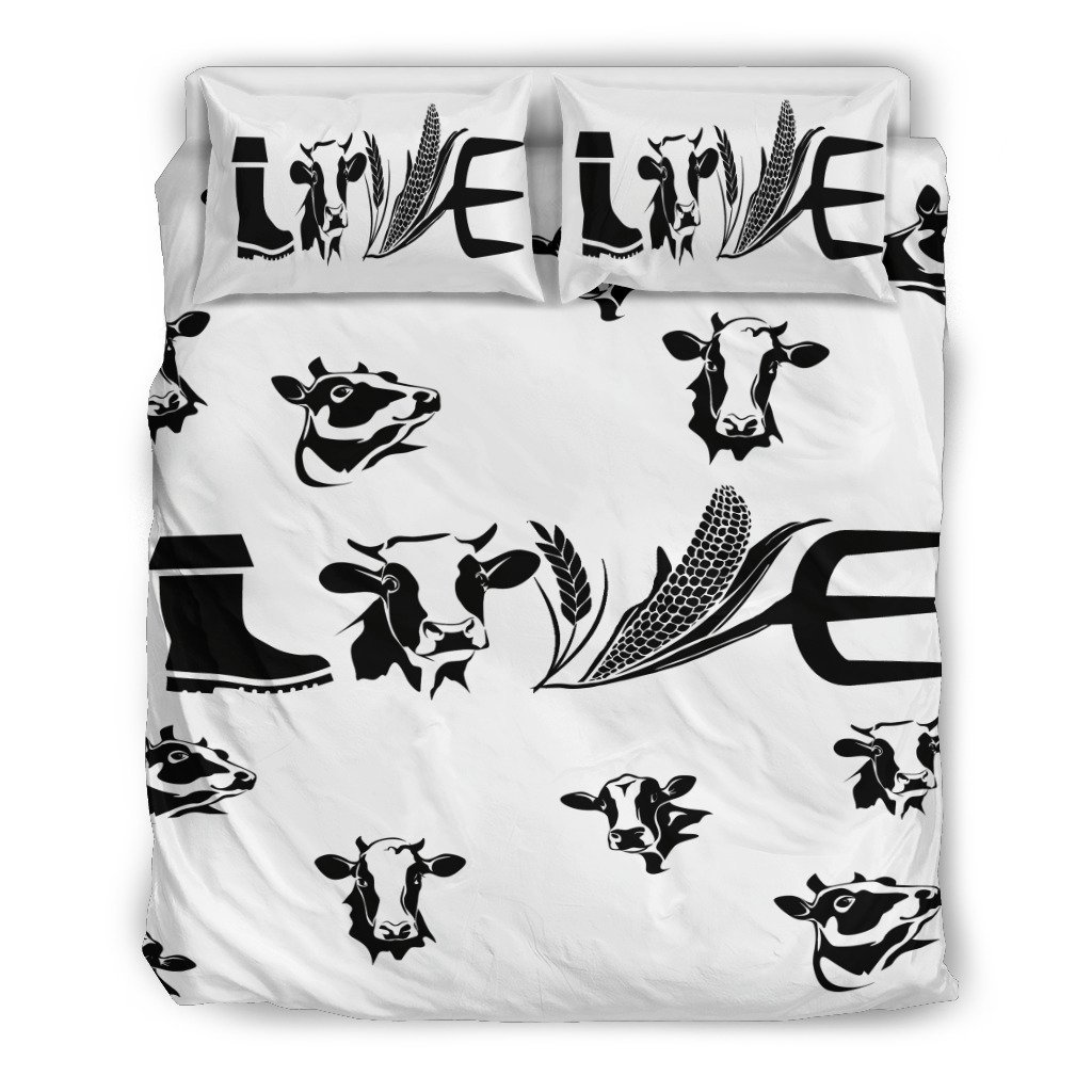Cow Lovers 3D Customized Duvet Cover Bedding Set