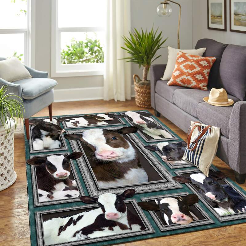 Cow Quilt Mk Carpet Area Rectangle Rug