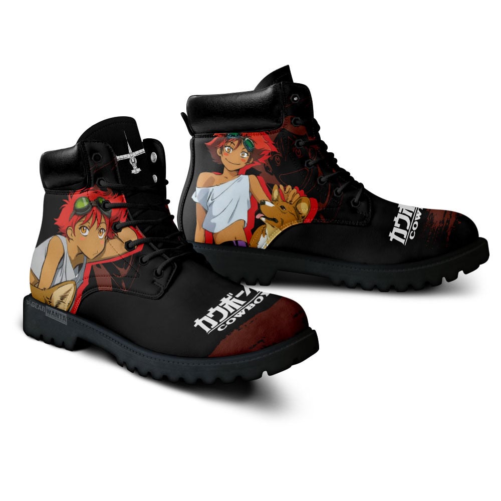 Cowboy Bebop Edward Wong Boots Anime Custom Shoes