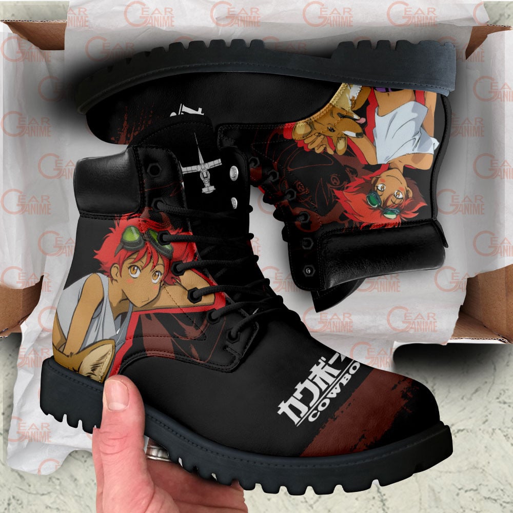Cowboy Bebop Edward Wong Boots Anime Custom Shoes
