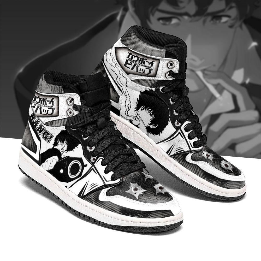 Cowboy Bebop JD1s Sneakers Spike Spiegel Anime Shoes, Air Jordan Hightop