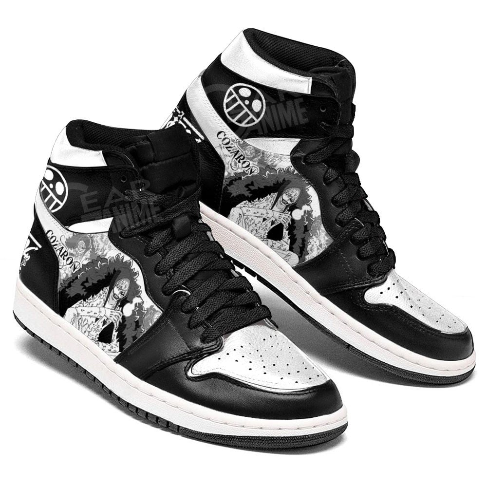 Cozaron JD1s Sneakers One Piece Shoes Manga Style, Air Jordan Hightop
