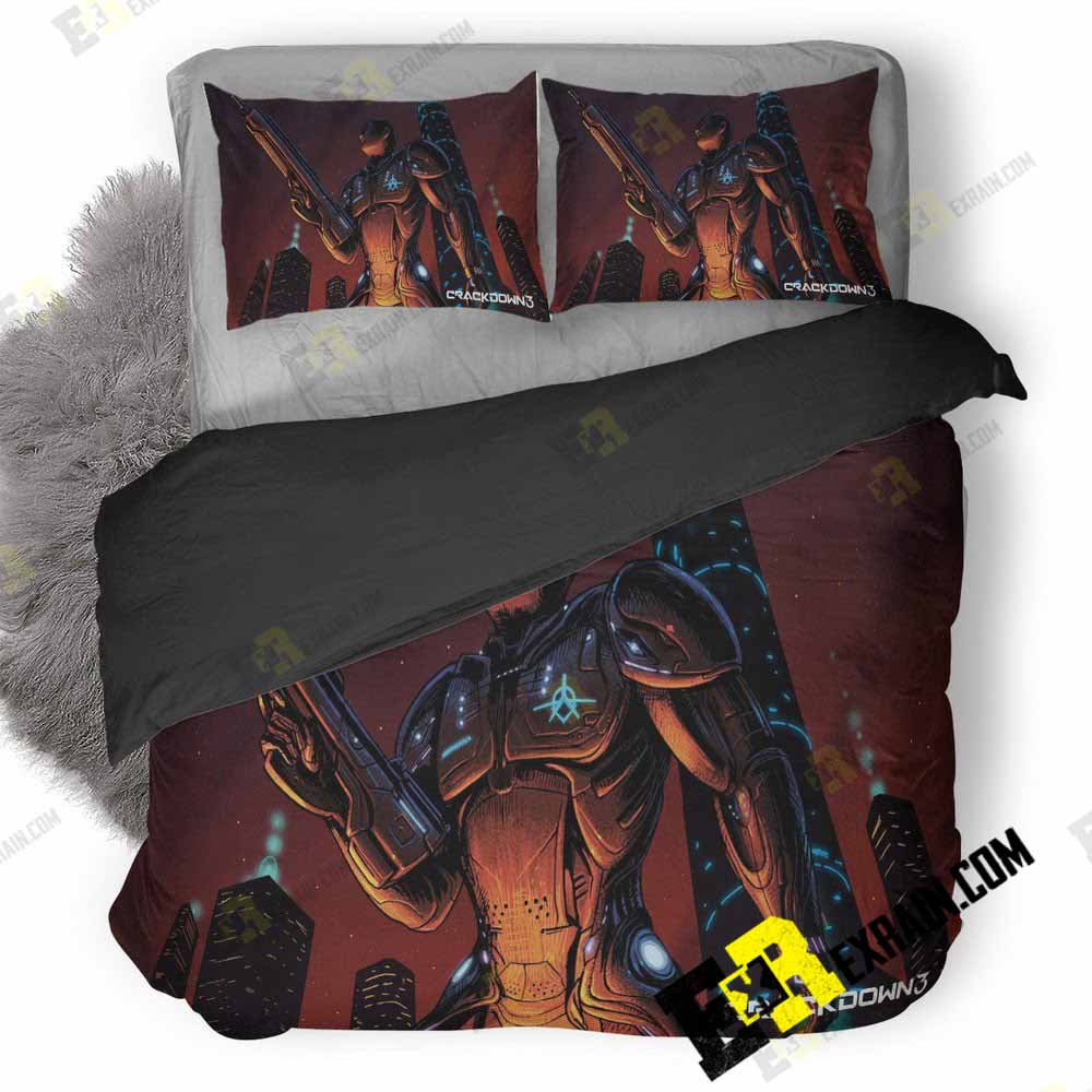 Crackdown Artwork 2Z 3D Customized Duvet Cover Bedding Set