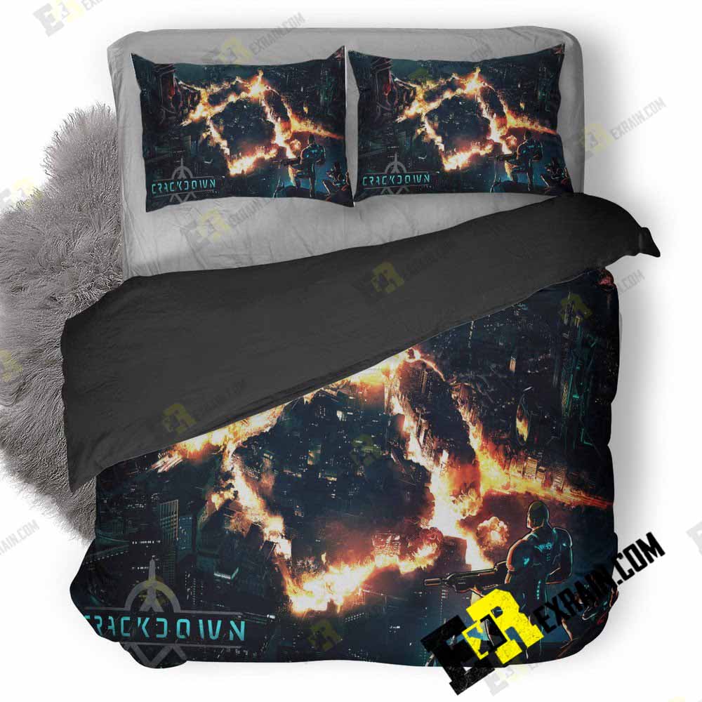 Crackdown Returns 3D Customized Duvet Cover Bedding Set
