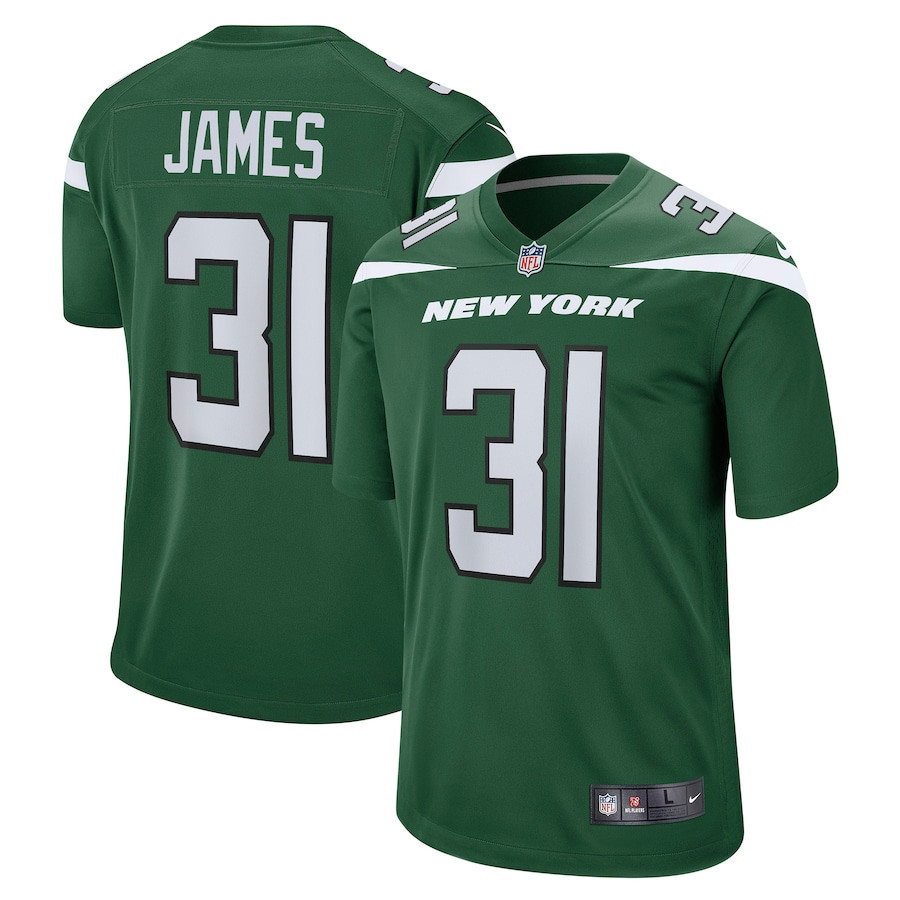 Craig James New York Jets Stitched Jersey – Gotham Green