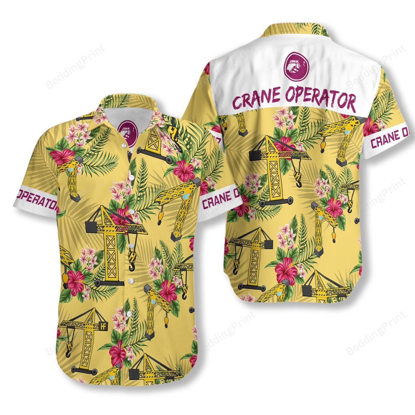 Crane Operator Hawaiian Shirt