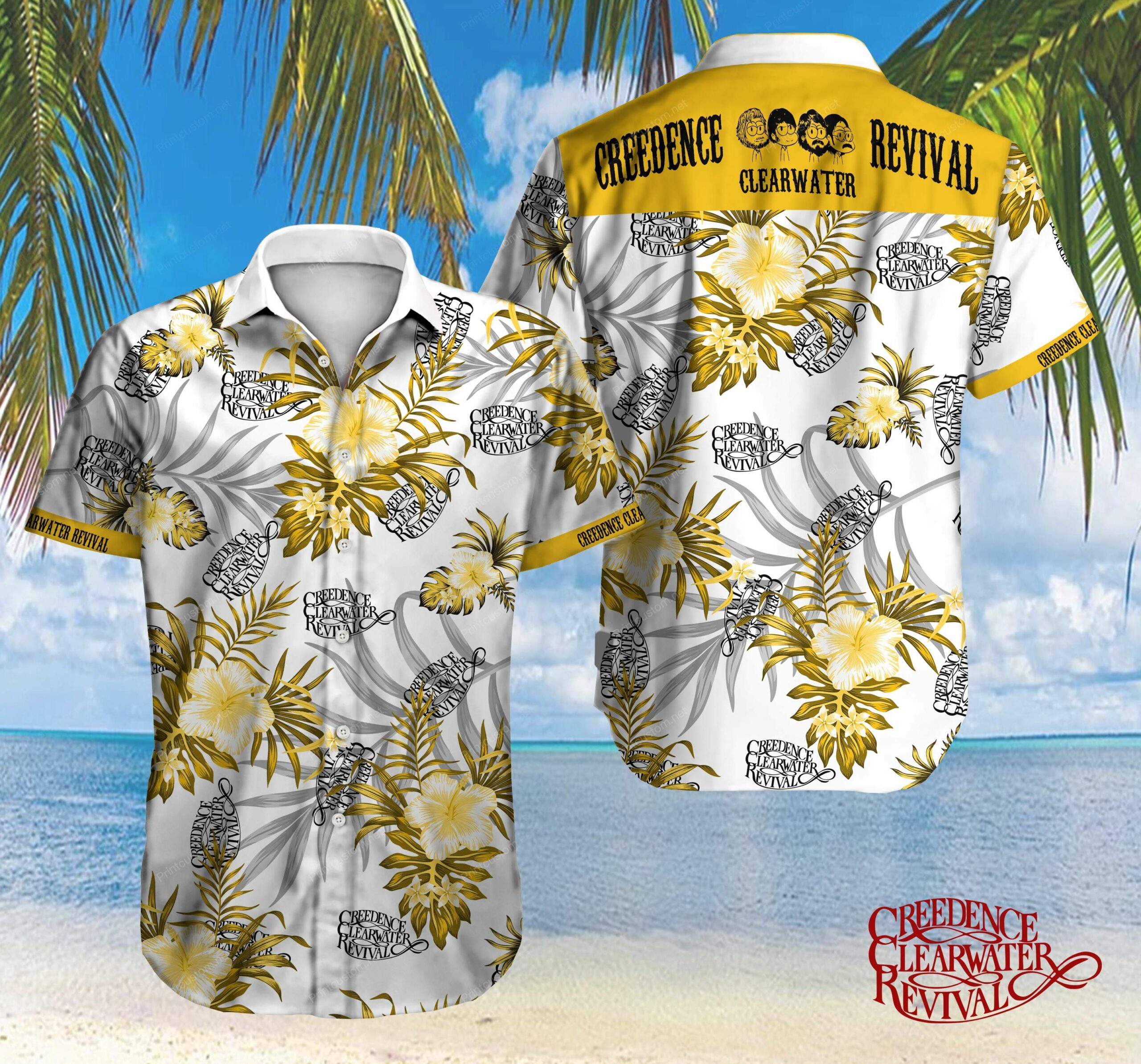 Creedence Clearwater Revival Hawaii 3D Shirt