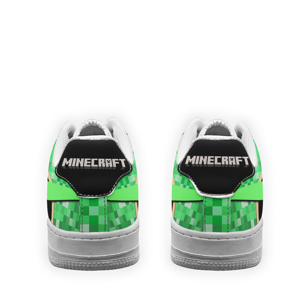 Creeper Minecraft Custom Air Sneakers