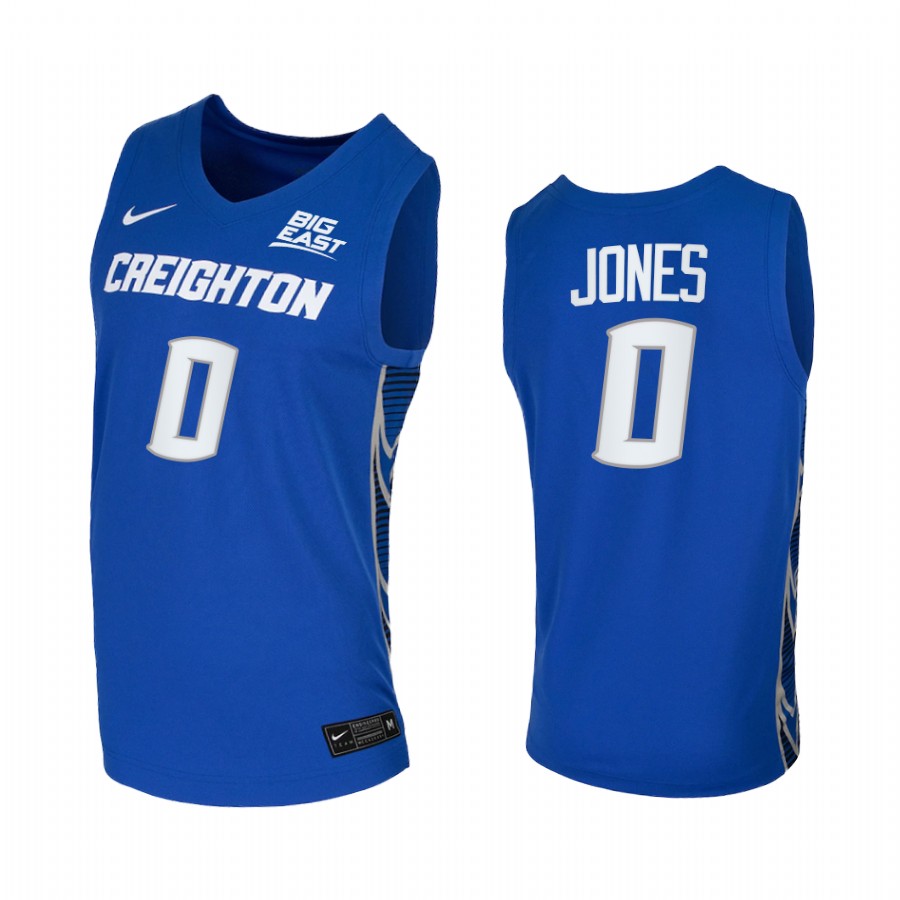 Creighton Bluejays Antwann Jones Jersey 2021 Blue College