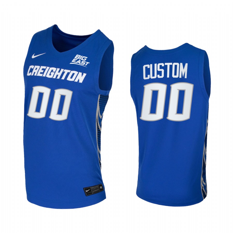 Creighton Bluejays Custom Jersey 2021 Blue College
