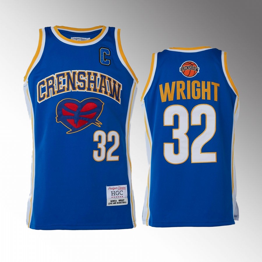Crenshaw Wright Love Jersey 32 Blue