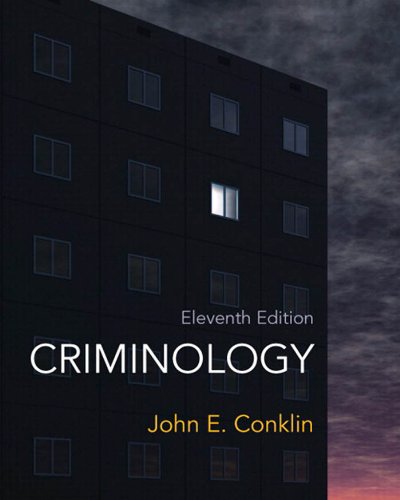 Criminology: Criminology_11 (PDF/EPUB Version)