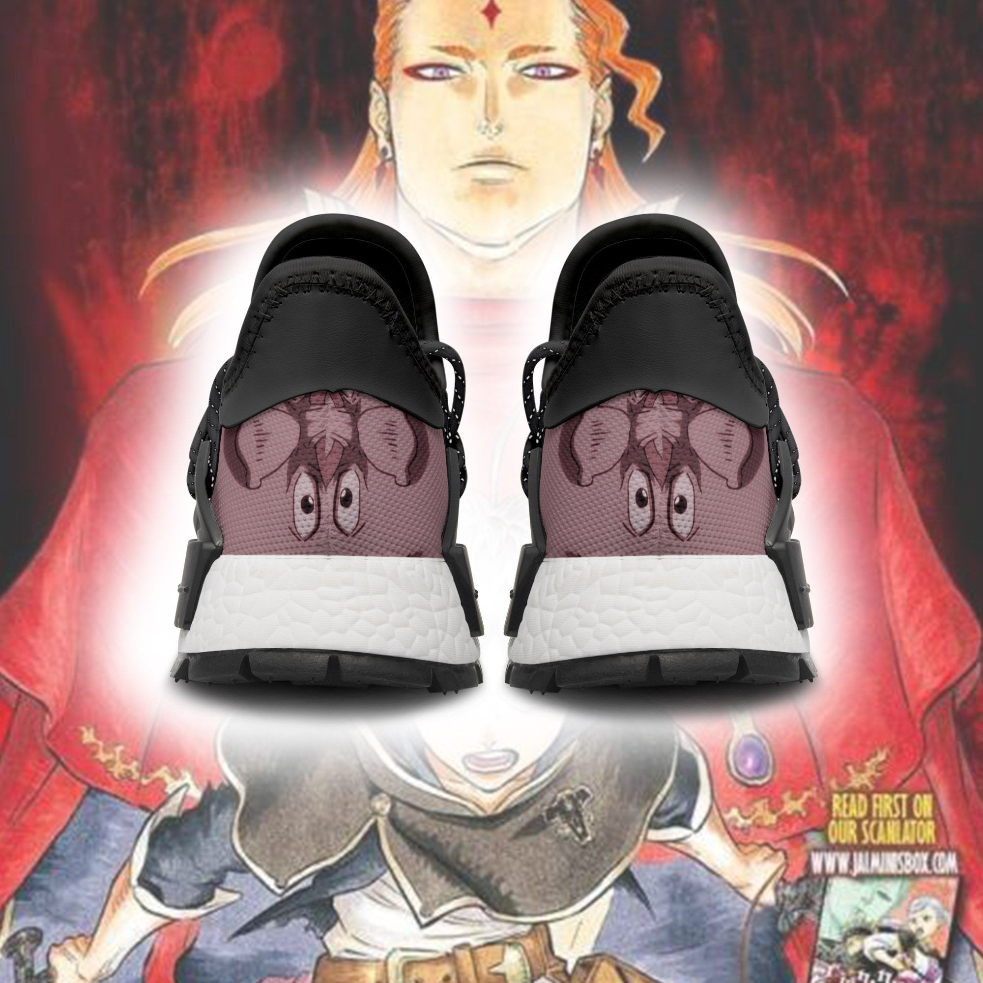 Crimson Lion Shoes Magic Knight Black Clover Anime Sneakers, NMD Shoes