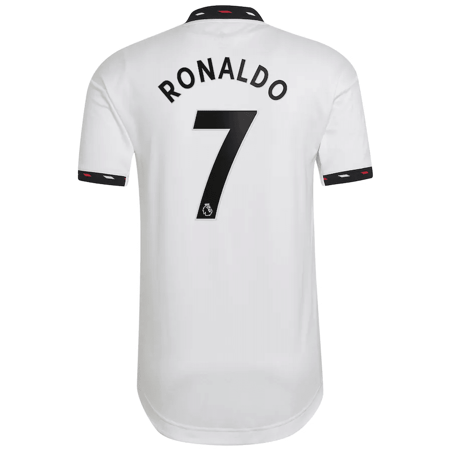 Cristiano Ronaldo 7 Manchester United 2022/23 Away Player Soccer Jersey – White