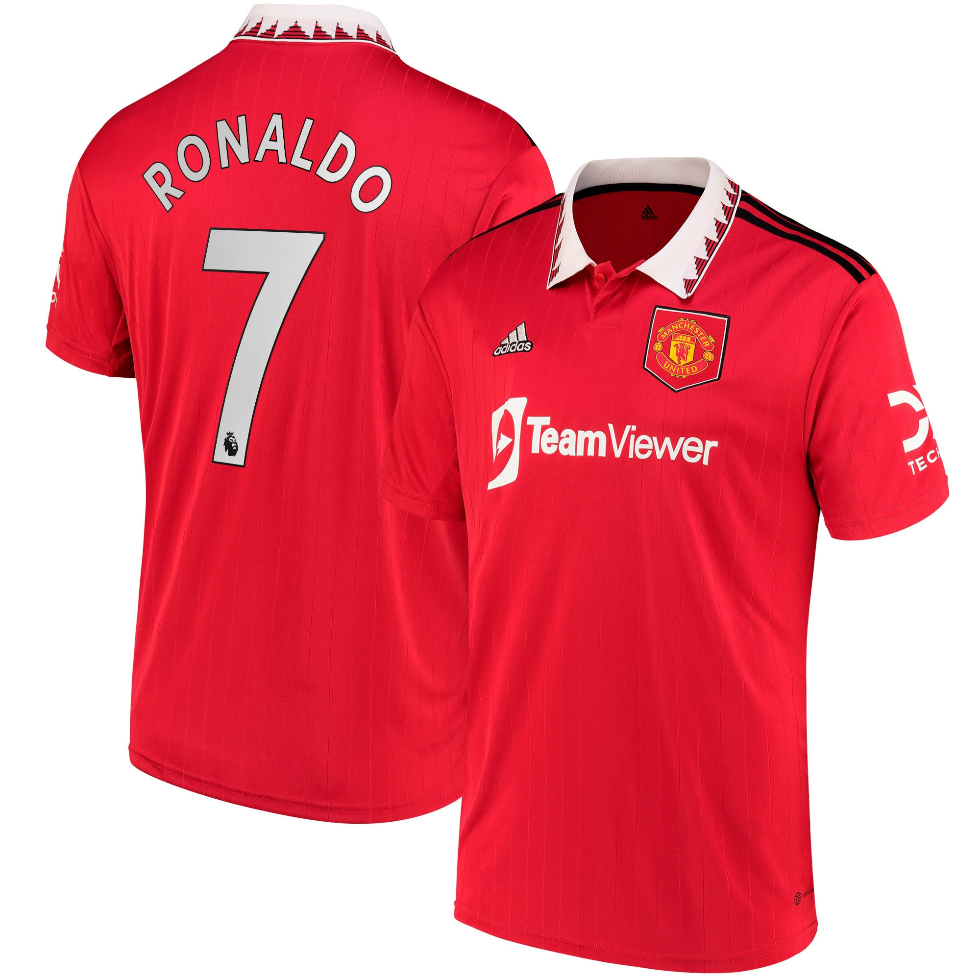 Cristiano Ronaldo 7 Manchester United 2022/23 Home Player Soccer Jersey – Red