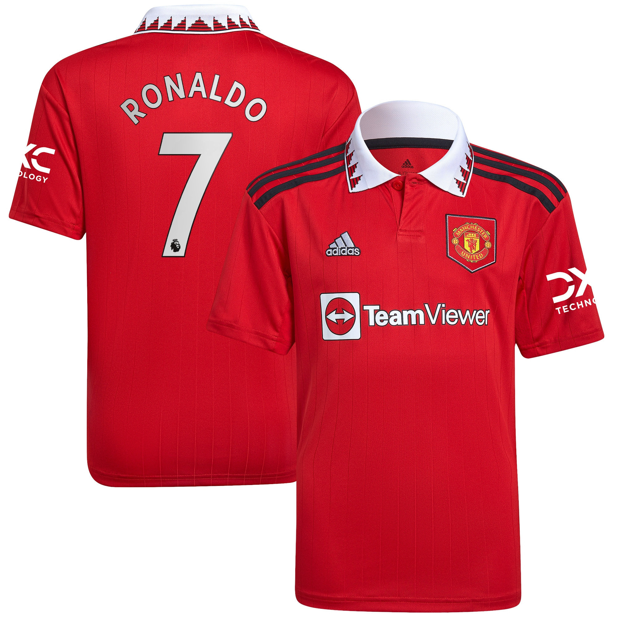 Cristiano Ronaldo 7 Manchester United  2022/23 Home Player Soccer Jersey – Red