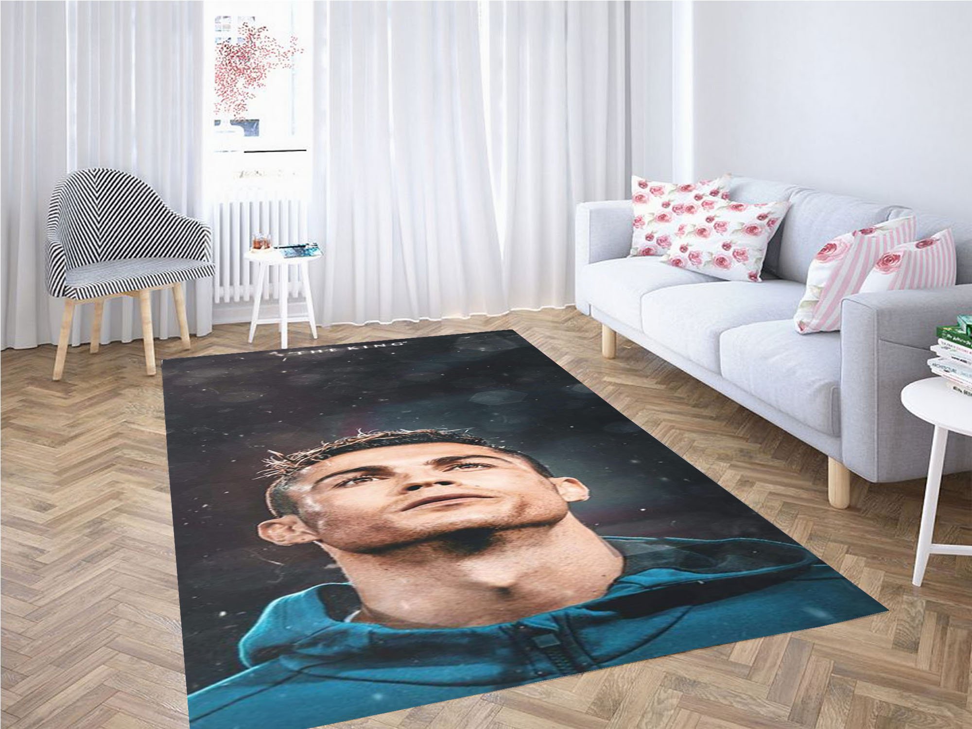 Cristiano Ronaldo Carpet Rectangle Rug