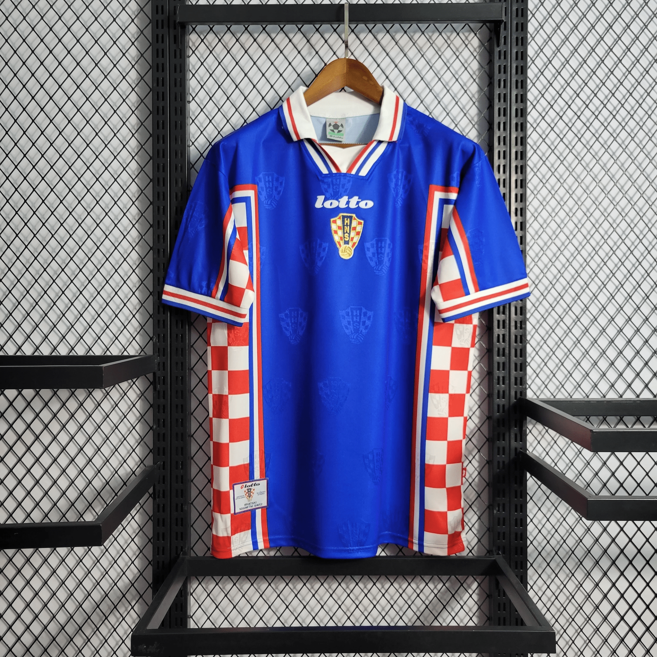Croatia 1998 Away Retro Soccer Jersey