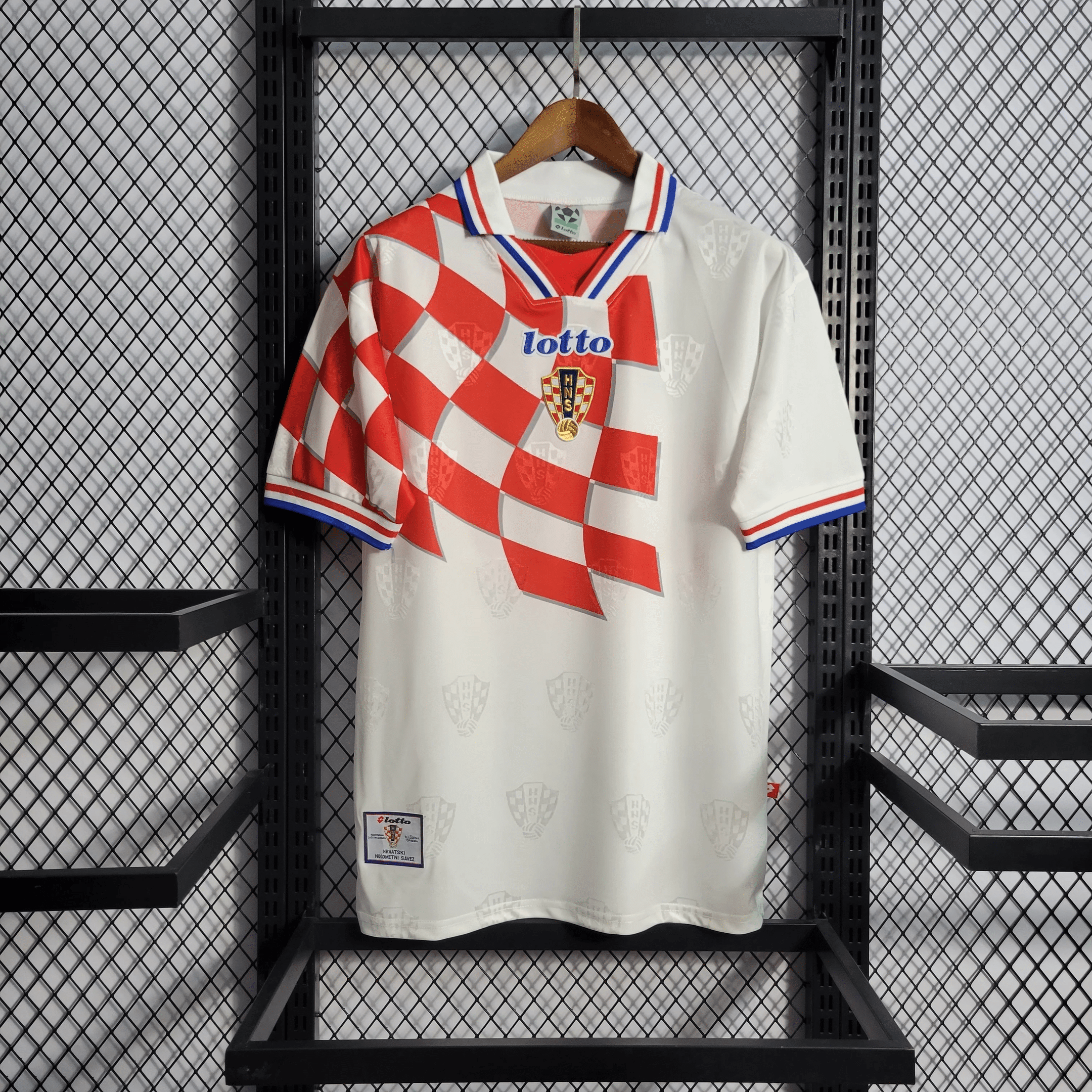 Croatia 1998 Home Retro Soccer Jersey – White